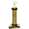 Premium Single Gold Glacier Year Archery Trophy