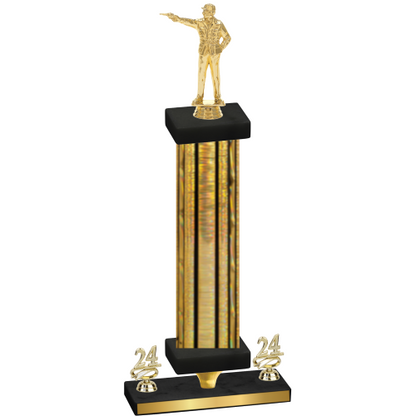 Premium Single Gold Glacier Year Shooter Trophy