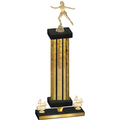 Premium Single Gold Glacier Fourth Place Skater Trophy