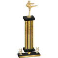 Premium Single Gold Glacier Year Karate Trophy