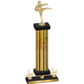 Premium Single Gold Glacier Third Place Karate Trophy
