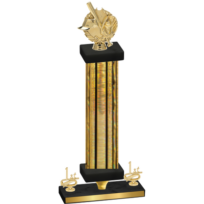 Premium Single Gold Glacier First Place Baseball Trophy