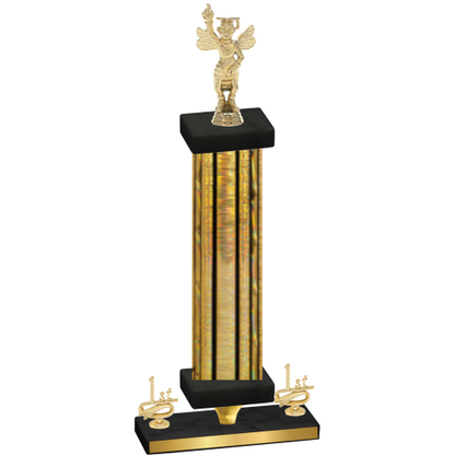 Premium Single Gold Glacier First Place Academics Trophy
