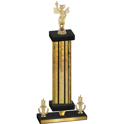 Premium Single Gold Glacier Victory Academics Trophy