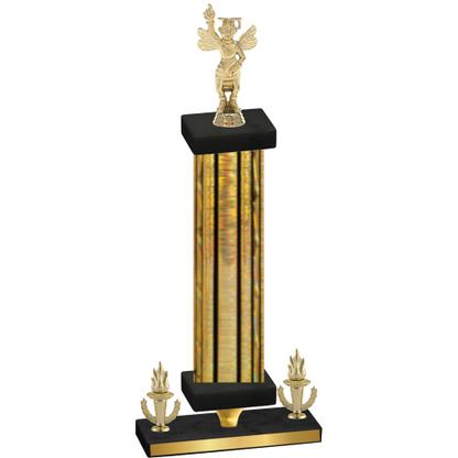 Premium Single Gold Glacier Victory Academics Trophy