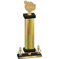 Premium Single Gold Carbon Fiber Victory Tennis Trophy