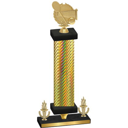 Premium Single Gold Carbon Fiber Victory Tennis Trophy