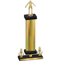 Premium Single Gold Carbon Fiber Victory Wrestling Trophy