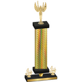 Premium Single Gold Carbon Fiber Fourth Place Victory Trophy