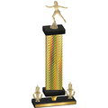 Premium Single Gold Carbon Fiber Victory Skater Trophy