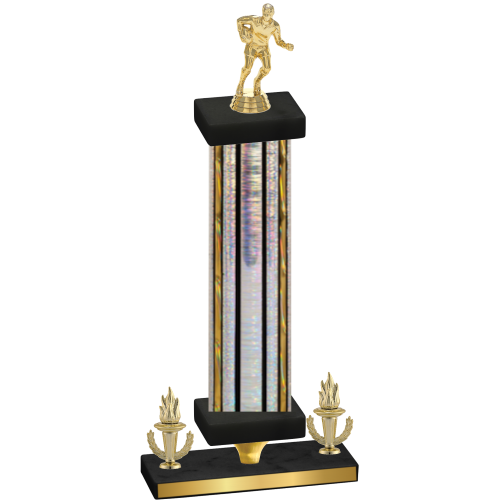 Premium Single Silver Glacier Victory Rugby Trophy