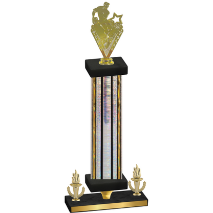 Premium Single Silver Glacier Victory Rugby Trophy