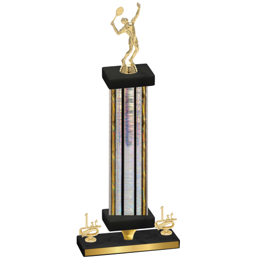 Premium Single Silver Glacier First Place Tennis Trophy