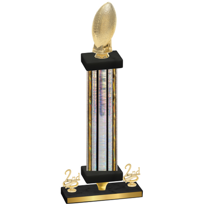 Premium Single Silver Glacier Second Place Football Trophy