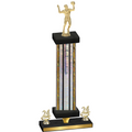 Premium Single Silver Glacier Year Volleyball Trophy