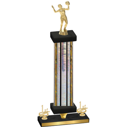 Premium Single Silver Glacier First Place Volleyball Trophy