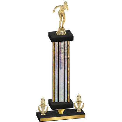 Premium Single Silver Glacier Victory Tennis Trophy