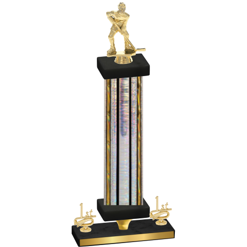 Premium Single Silver Glacier First Place Hockey Trophy