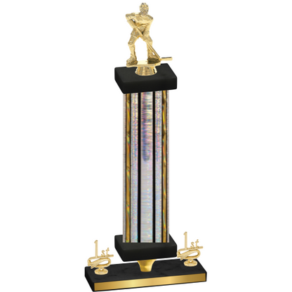 Premium Single Silver Glacier First Place Hockey Trophy