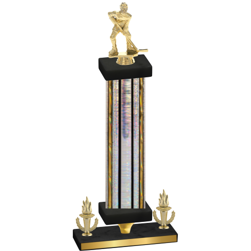 Premium Single Silver Glacier Victory Hockey Trophy