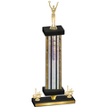 Premium Single Silver Glacier First Place Victory Trophy