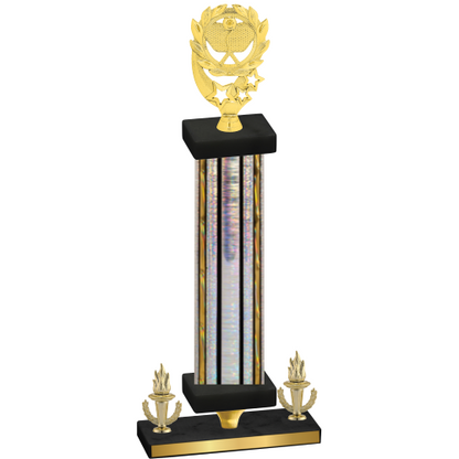 Premium Single Silver Glacier Victory Pickleball Trophy