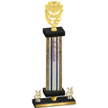 Premium Single Silver Glacier Year Pickleball Trophy