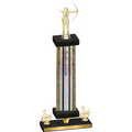 Premium Single Silver Glacier Third Place Archery Trophy