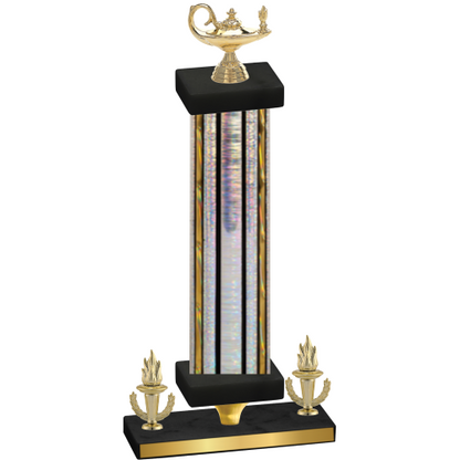 Premium Single Silver Glacier Victory Academics Trophy