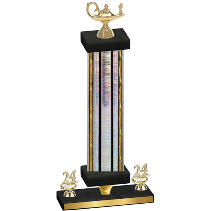 Premium Single Silver Glacier Year Academics Trophy