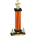 Premium Single Orange Carbon Fiber Victory Music Trophy