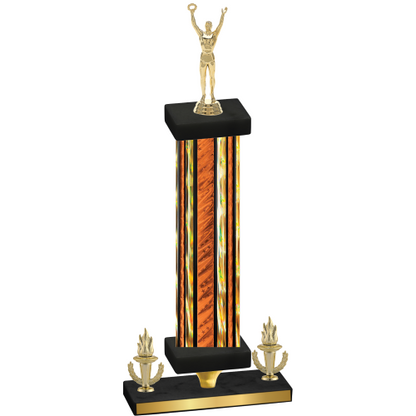 Premium Single Orange Glacier Victory Victory Trophy