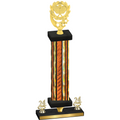 Premium Single Orange Glacier Year Pickleball Trophy