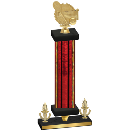 Premium Single Red Glacier Victory Tennis Trophy