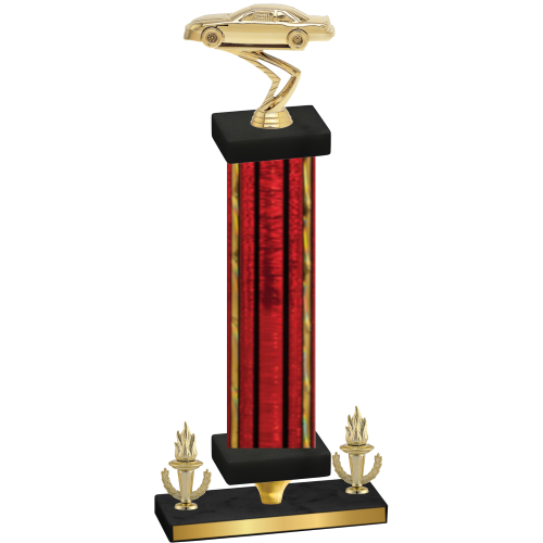 Premium Single Red Glacier Victory Cars Trophy