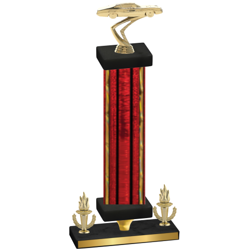 Premium Single Red Glacier Victory Cars Trophy