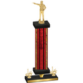 Premium Single Red Glacier First Place Shooter Trophy