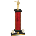 Premium Single Red Glacier Year Shooter Trophy