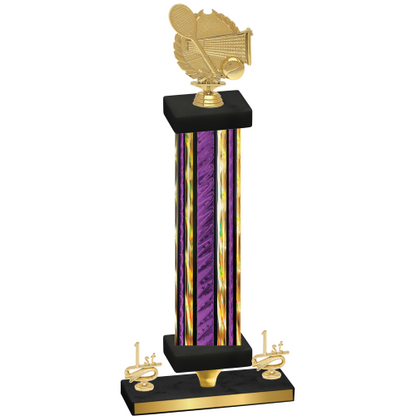 Premium Single Purple Glacier First Place Tennis Trophy