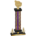 Premium Single Purple Glacier Victory Tennis Trophy