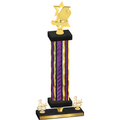 Premium Single Purple Glacier Third Place Pickleball Trophy