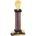 Premium Single Purple Glacier Third Place Pickleball Trophy