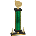 Premium Single Green Glacier Victory Tennis Trophy