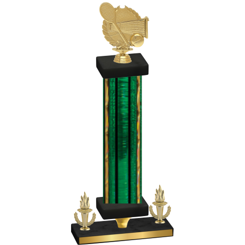 Premium Single Green Glacier Victory Tennis Trophy