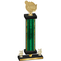 Premium Single Green Glacier Year Tennis Trophy