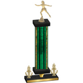 Premium Single Green Glacier Victory Skater Trophy