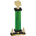 Premium Single Green Carbon Fiber Victory Running Trophy