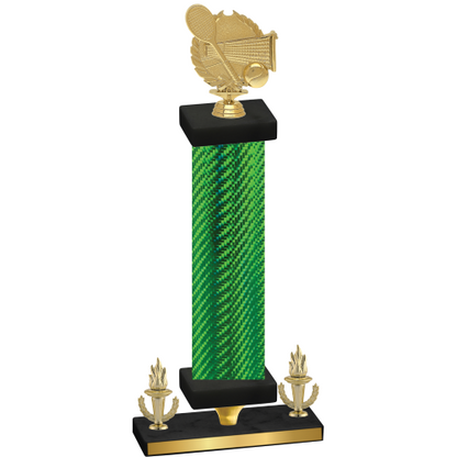 Premium Single Green Carbon Fiber Victory Tennis Trophy