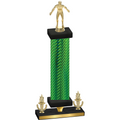 Premium Single Green Carbon Fiber Victory Wrestling Trophy