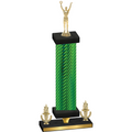 Premium Single Green Carbon Fiber Victory Victory Trophy